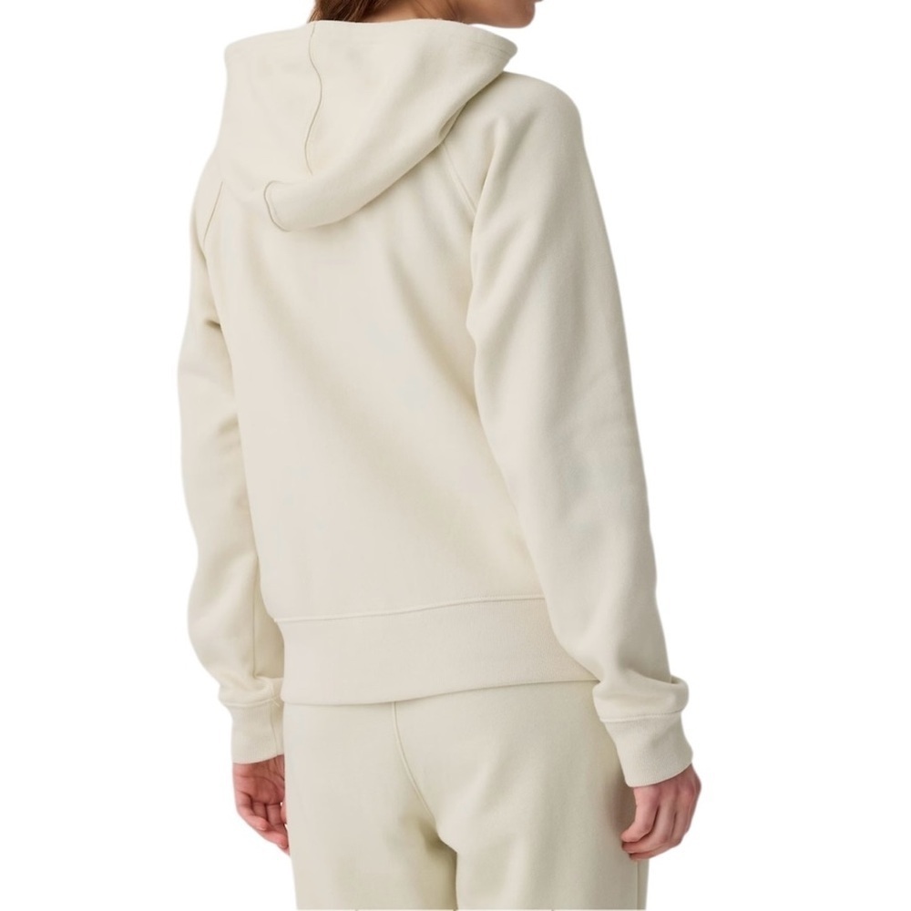 Gap New Logo Zip Hoodie Cream Medium - Picture 2 of 6